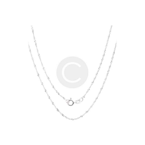 Gold Overlay Diamond Accent Initial Necklace – Image 3