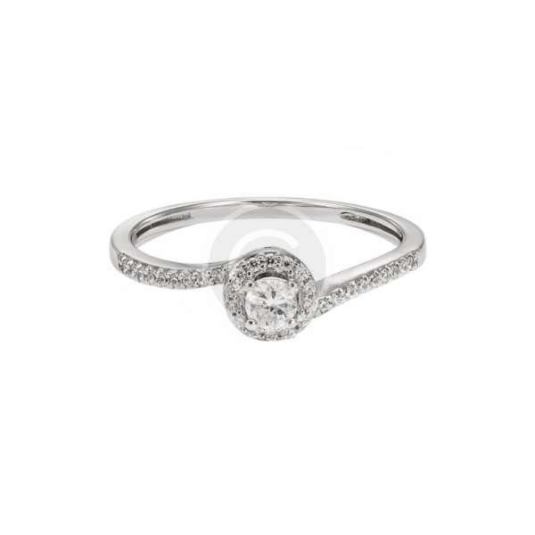1/6 ct. tw. Diamond Promise Ring in 10K Gold – Image 3